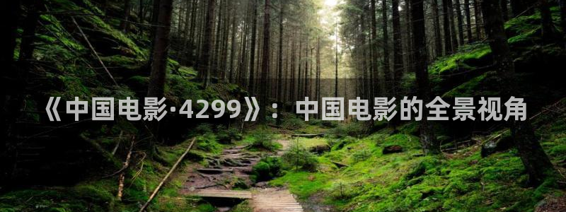 福利木瓜电影：《中国电影·4299》：中国电影的全景视角